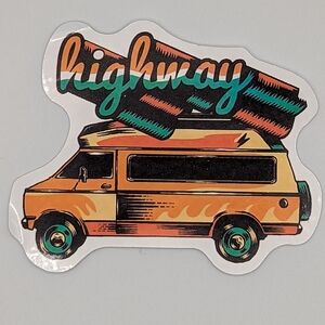 Highway travel sticker